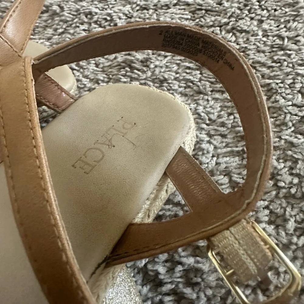 Preloved Girls Tan Sandals